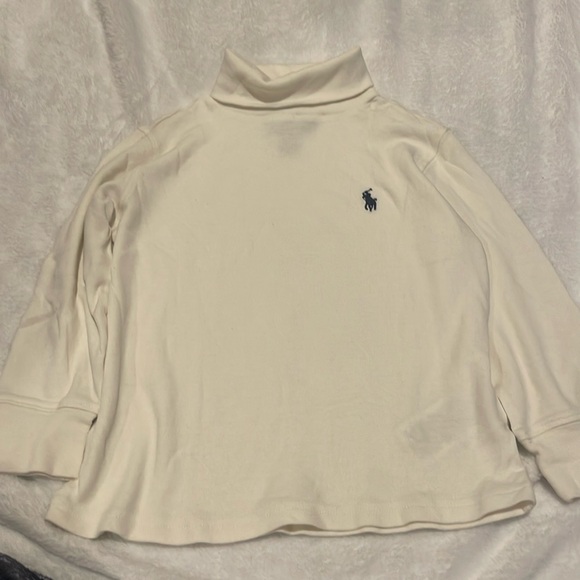 Polo Ralph Lauren cream colored turtle neck. Size 2/2T - Picture 1 of 3